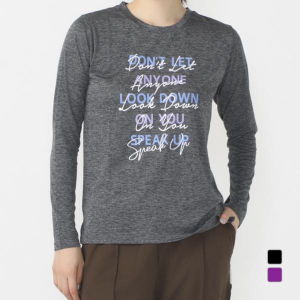 ティゴラ レディース 長袖 機能 Tシャツ ドライグラフィックロングTシャツ TR-9A2634TL...