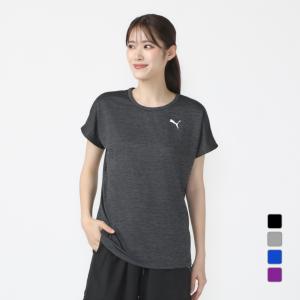 プーマ レディース 半袖 機能 Tシャツ ACTIVE メッシュ ヘザー SS Tシャツ 680746 スポーツウェア PUMA｜alpen-group