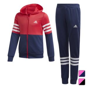アディダス ジュニア キッズ・子供 ジャージ上下セット Gフーディッドトラックスーツジョウゲセット FYL36 スポーツウェア adidas