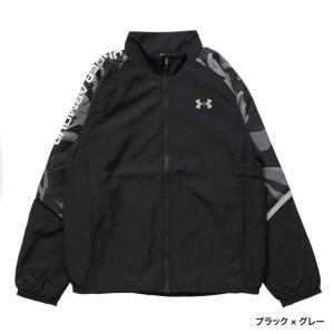 アンダーアーマー ジュニア キッズ 子供 ウインドジャケット UAトリコット プリント ウーブン フルジップ ジャケット 6016568 スポーツウェア UNDER ARMOUR
