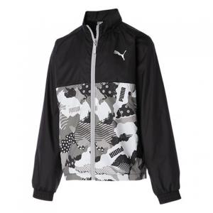 プーマ ジュニア キッズ 子供 ウインドジャケット ALPHA ウラトリコット ジャケット 846100 01 スポーツウェア ： ブラック PUMA