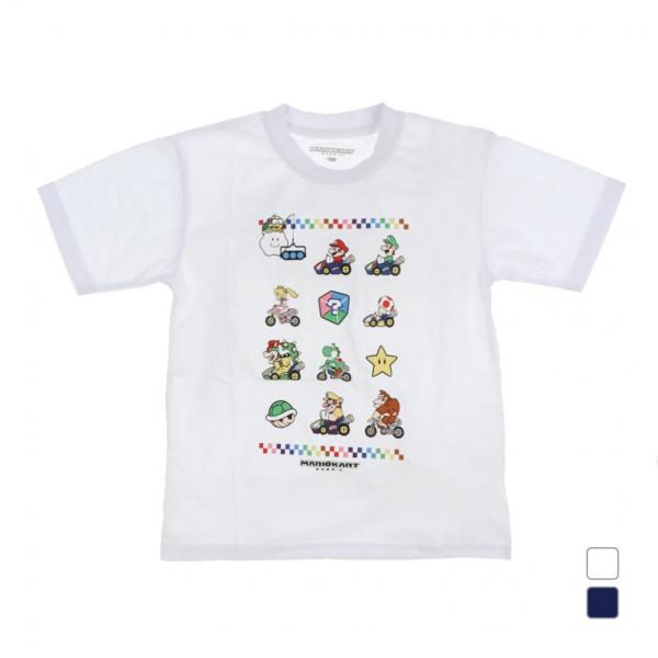 ファインプラス ジュニア キッズ 子供 半袖 Tシャツ マリオカート KIDS オールスター ドライ...