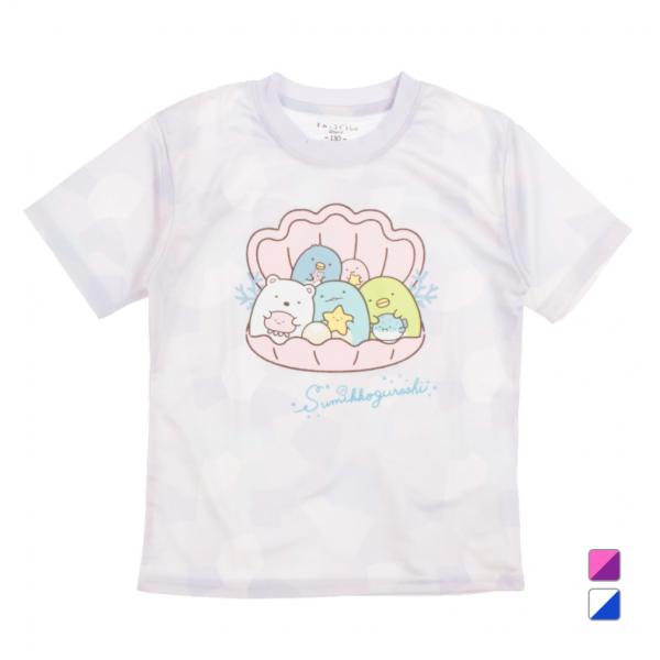ファインプラス ジュニア キッズ 子供 半袖 Tシャツ すみっコぐらし GIRLS ウミッコギュッ ...