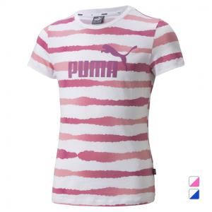 プーマ ジュニア キッズ 子供 半袖 Tシャツ ESS+ BLEACH AOP Tシャツ 849677 スポーツウェア PUMA