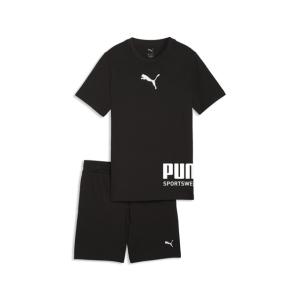 プーマ ジュニア キッズ 子供 Tシャツ ハーフパンツ セット PUMA SPORT Tシャツ AND ショートPT セット B 694285 スポーツウェア PUMA｜アルペングループヤフー店