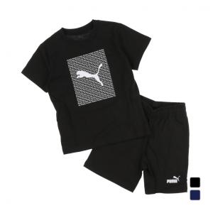 PUMA（プーマ） ジュニア キッズ 子供 Tシャツ ハーフパンツ セット