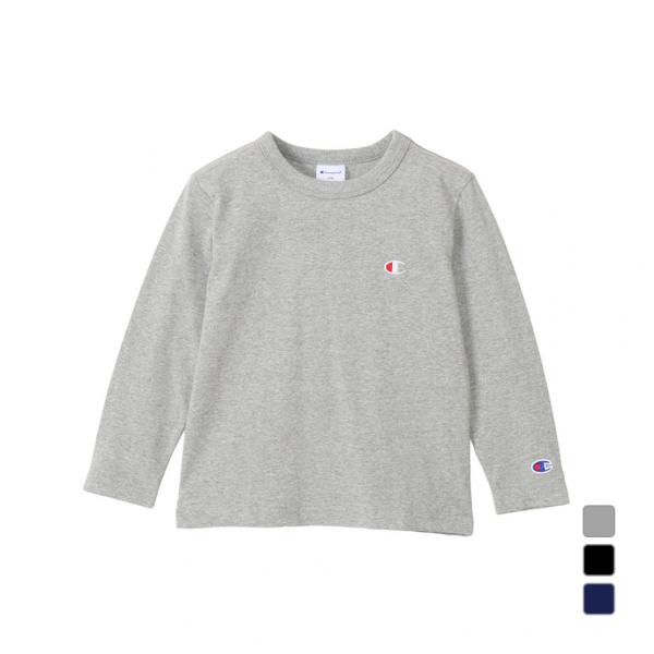 チャンピオン ジュニア キッズ 長袖 LONG SLEEVE T-SHIRT CK-Y401 スポー...