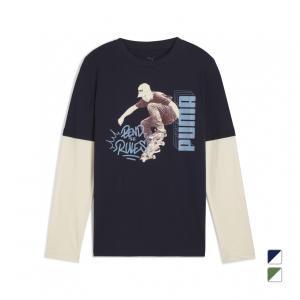 puma ドラゴンボール　90s〜　ロンt プーマ PUMA（プーマ） ジュニア キッズ 子供 長袖 Tシャツ ESS+ MID 90S LS T