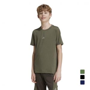 アディダス ジュニア キッズ 子供 半袖 機能 Tシャツ トレーニング AEROREADY ヘザー半袖Tシャツ KMR64 IW0802 IR6214 IR6213 スポーツウェア adidas