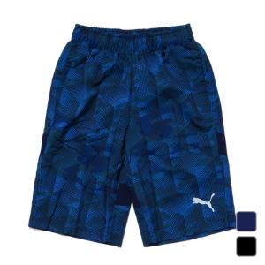 プーマ ジュニア キッズ 子供 スウェットクォーターパンツ ACTIVE SPORTS AOP ウーブン ショーツ 588846 スポーツウェア PUMA