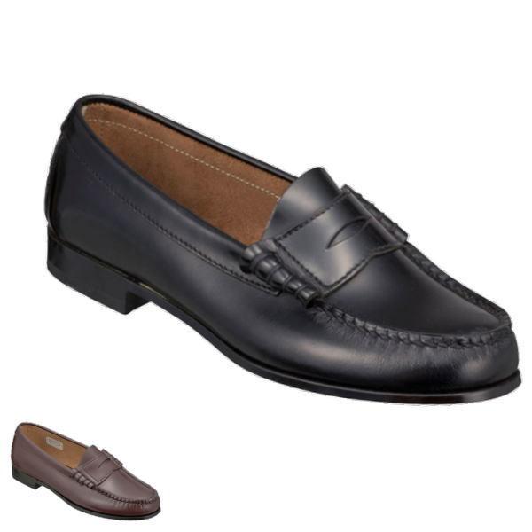 リーガル 2414AJEB 大きいサイズ つくりの良さでロングセラーを続けている鏡面加工革のローファ...