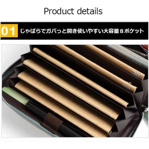 通帳ケース 磁気防止 本革 通帳 パスポートケ...の詳細画像4