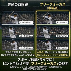 双眼鏡 10倍 オートフォーカス フリーフォー...の詳細画像3