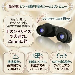 双眼鏡 10倍 オートフォーカス フリーフォー...の詳細画像5