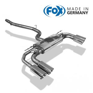 FOX フォックス オールステンレスマフラー（センター＋リアマフラー