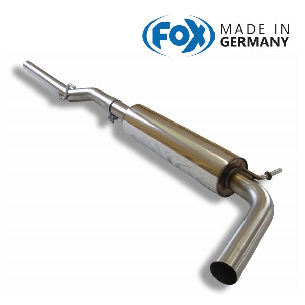 FOX フォックス オールステンレスマフラー（フロントマフラー） AUDI A1 (8X) 3ドア/...