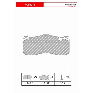 FERODOスポーツパッド DS2500 FCP4218Hの商品画像