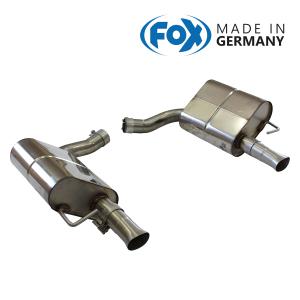ベンツ CLSクラス W218 CLS350用リアマフラー 90mm ダブル 左右 FOX製