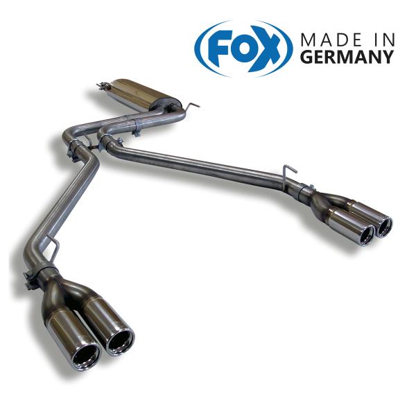 FOX フォックス オールステンレスマフラー（リアマフラー） MERCEDES BENZ W638 ...