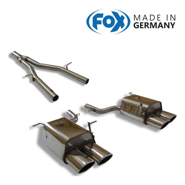 FOX フォックス オールステンレスマフラー（コネクションパイプ+リアマフラー） MERCEDES ...