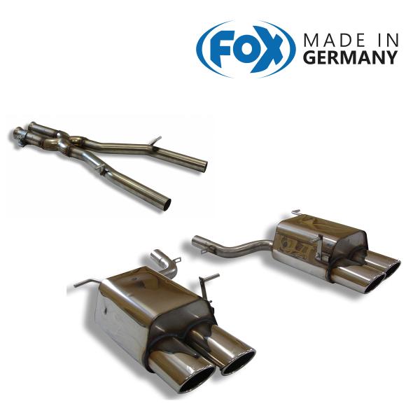FOX フォックス オールステンレスマフラー（コネクションパイプ+リアマフラー） MERCEDES ...