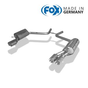 ベンツ CLSクラス W218 CLS350用リアマフラー 90mm ダブル 左右 FOX製