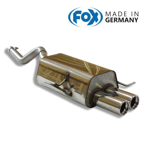 FOX フォックス オールステンレスマフラー（リアマフラー） RENAULT Clio2 / ルーテ...