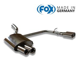 FOX フォックス オールステンレスマフラー （リアマフラー） VOLKSWAGEN Passat (3C) パサート (3C) 1.8TSI/2.0T/2.0TSI用 90mm ダブル 左右の商品画像