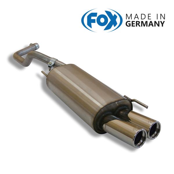 FOX フォックス オールステンレスマフラー（リアマフラー） VOLKSWAGEN Polo (6N...