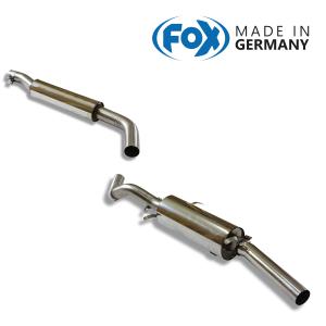 FOX フォックス オールステンレスマフラー（コネクションパイプ+