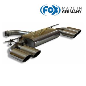 FOX フォックス オールステンレスマフラー （リアマフラー） VOLKSWAGEN Golf7/ゴルフ7 GTI/GTIパフォーマンス用 115ｘ85mmオーバル斜めダブル左右 (Rルック)の商品画像