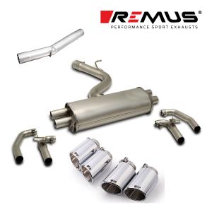 REMUS レムス リアマフラー T-ROC R用 Φ102 アングル ストレート