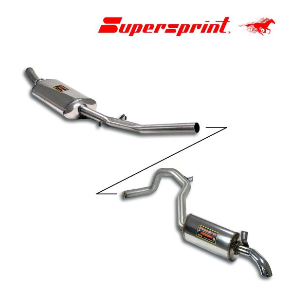 Supersprint センターマフラー+リアマフラー アルファロメオ/ アルフェッタ GT タイプ...