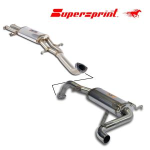 Supersprint リアマフラー AUDI A4(8K/B8) セダン/アバント 3.2FSI