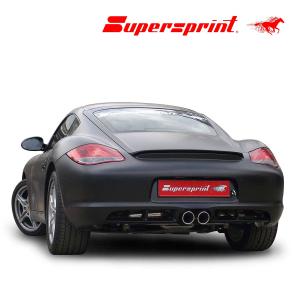 Porsche 981 / 987 boxster cayman用 2本出しマフラーエンド : AOYAMA