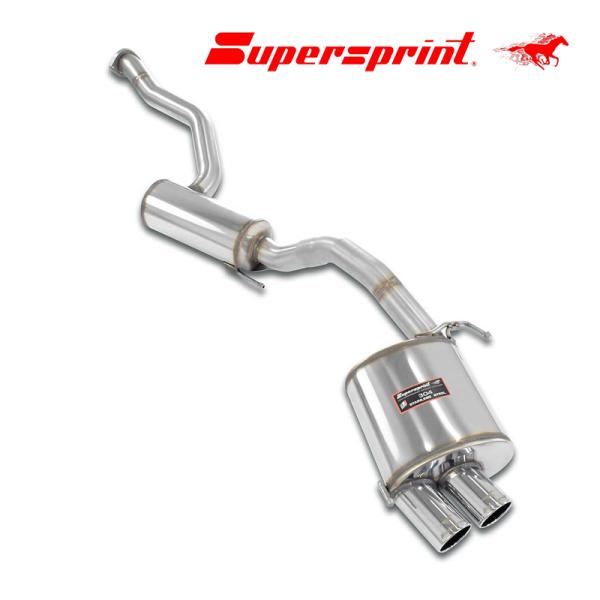 Supersprint センターマフラー+リアマフラー アルファロメオ 147 GTA ○○80mm