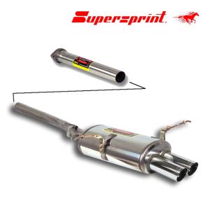 Supersprint センターマフラー プジョー 106 1.3/1.6ラリー/Xsi