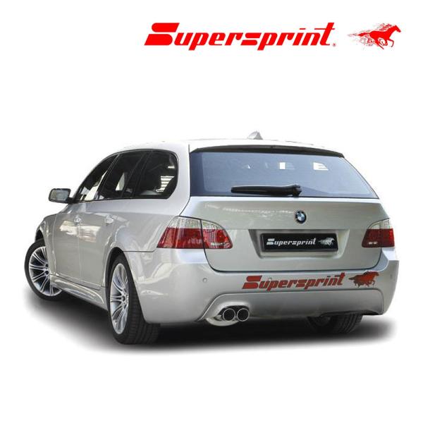 Supersprint リアマフラー BMW E60 525i/530iセダン/E61 525iツー...