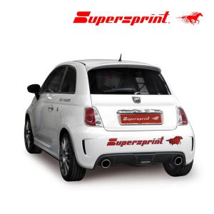 Supersprint リアマフラー アバルト500/500C/595/595C/695 ○-○100mm｜alpha-online-shop