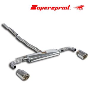 Supersprint リアマフラー BMW F30/F31 320d (2016- B47エンジン用