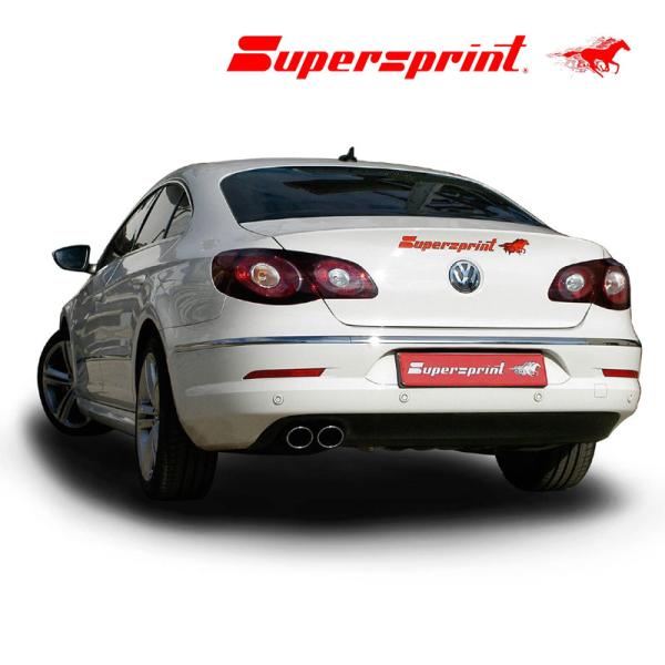 Supersprint リアマフラー Volkswagen パサートCC(3C) 1.8TSI/2....