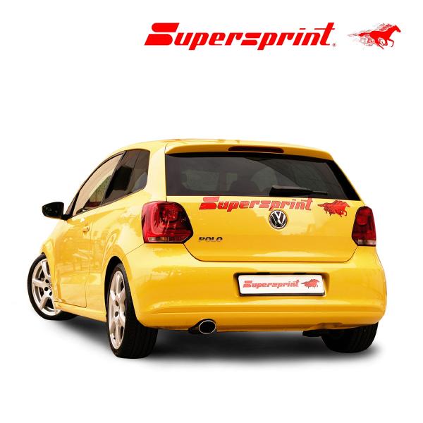 Supersprint リアマフラー Volkswagen ポロ(6R) TSIコンフォートライン/...
