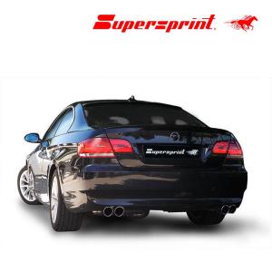 Supersprint リアマフラー BMW E92 325i クーペ (N53エンジン用) ○○80mm｜alpha-online-shop