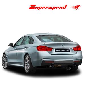 Supersprint リアマフラー BMW F30/F31 320d (2016- B47エンジン用