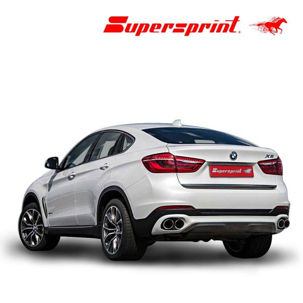 Supersprint リアマフラー BMW F16 X6 xDrive50i ○○-○○90mm(...