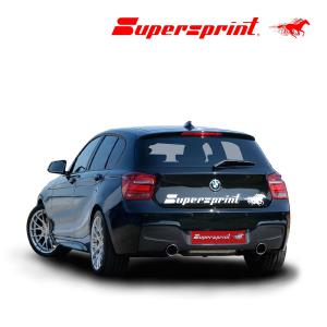 Supersprint センターマフラー+リアマフラー BMW F20 M135i