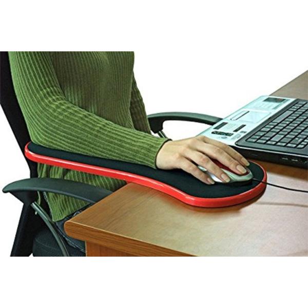 マウスパッド付きアームレスト 肘置き ひじ置き リストチェスト チェア マウス マウスパッド一体型肘...