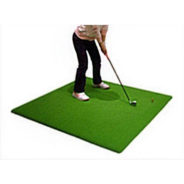 ゴルフ 練習用 ショットマット　ゴルフマット ＧＯＬＦ練習 人工芝125cm×100cmサイズ 　ウ...