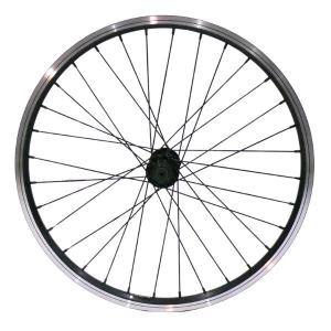 700c 20mm 【LE T-Wheel20 Front】フロント ポリッシュ シルバー