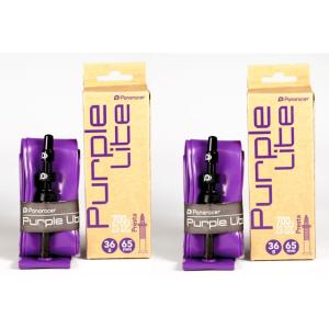 2本セット Panaracer PURPLE LITE TPUチューブ 参考重量36g 700x23...